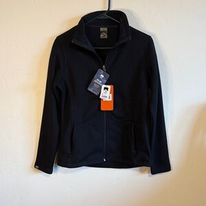 Women's Black Full-Zip Sweatshirt